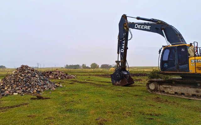 From clearing brush to crushing rocks. 