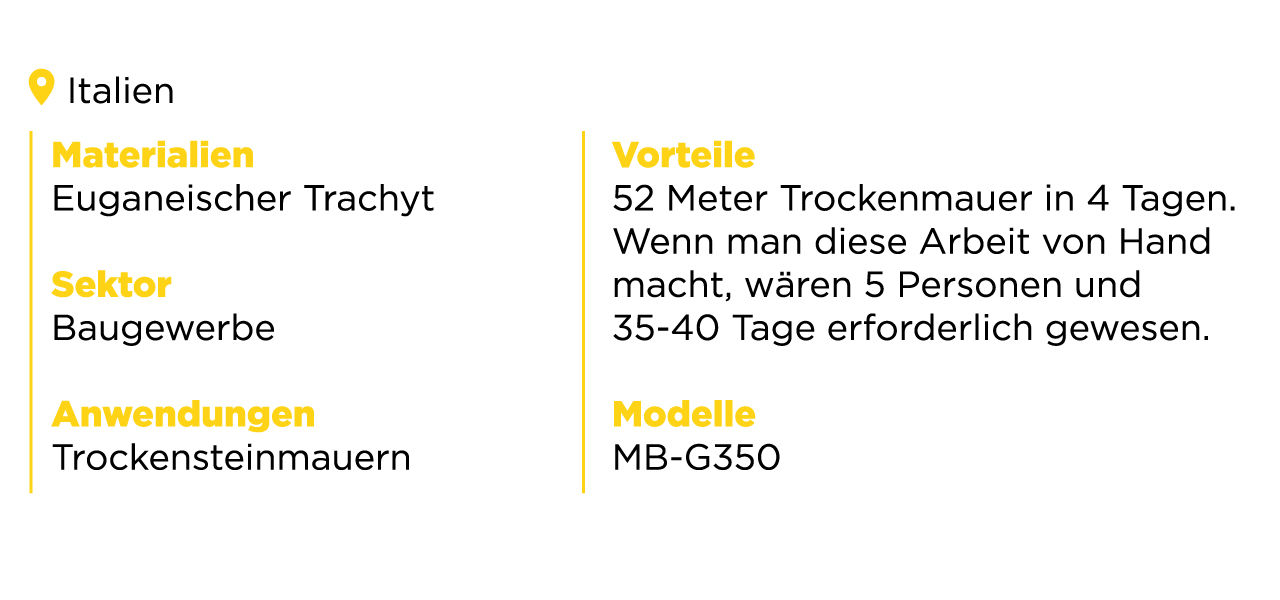 52 meter trockenmauer in 4 tagen: das ist die idee