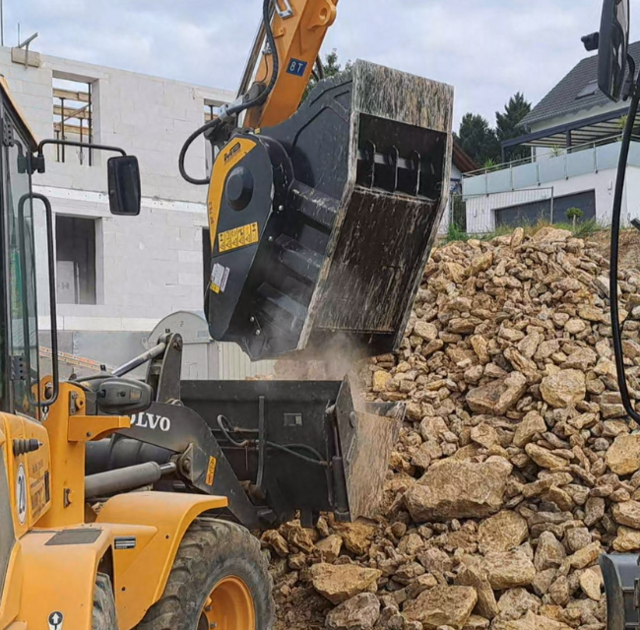 News - Aus Aushub wird Schotter – Recyceln auf der Baustelle spart Kosten