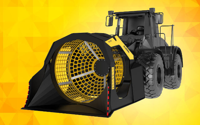 News - MB presents the new MB-LS220, the screening bucket  for larger loaders and backhoes