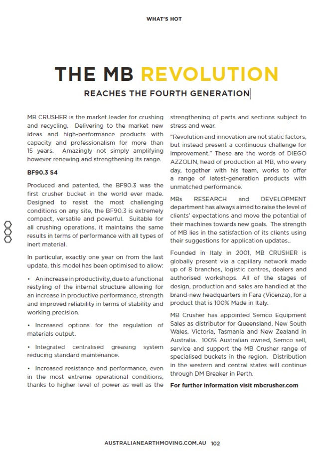  - The MB Revolution Reaches The Fourth Generation