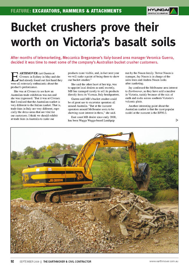  - Bucket crushers prove their worth on Victoria’s basalt soils